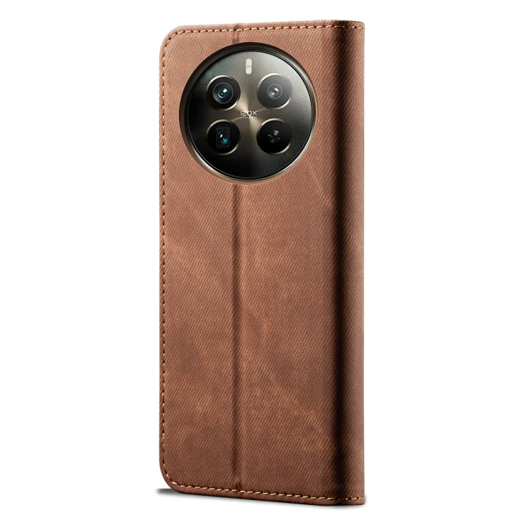For Realme 12 Pro / 12 Pro+ Denim Texture Flip Leather Phone Case