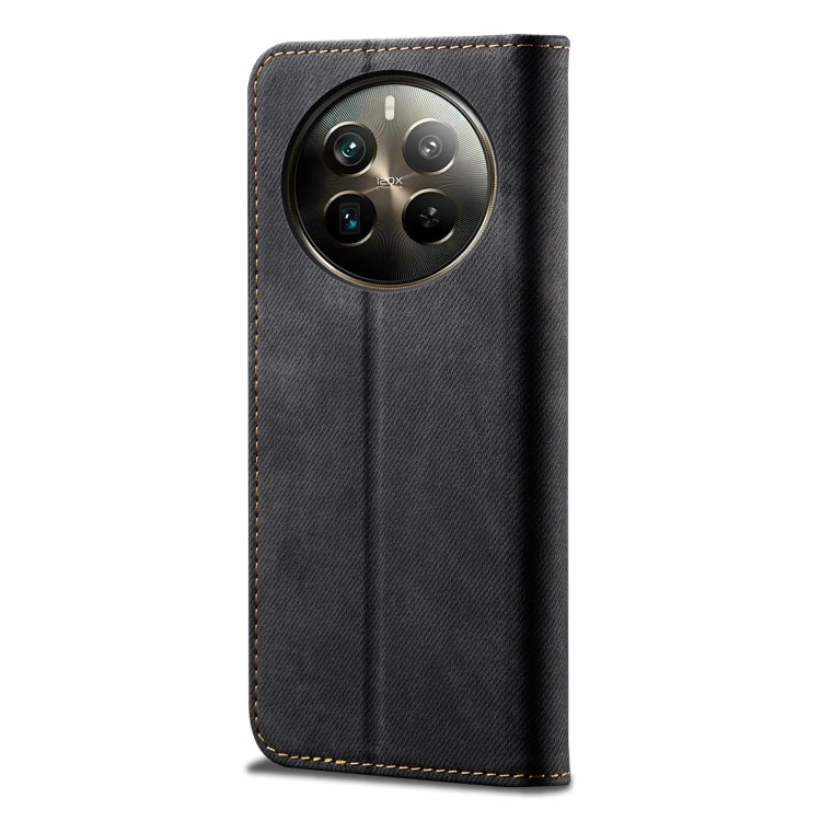 For Realme 12 Pro / 12 Pro+ Denim Texture Flip Leather Phone Case