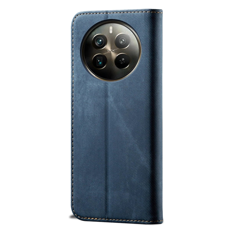 For Realme 12 Pro / 12 Pro+ Denim Texture Flip Leather Phone Case