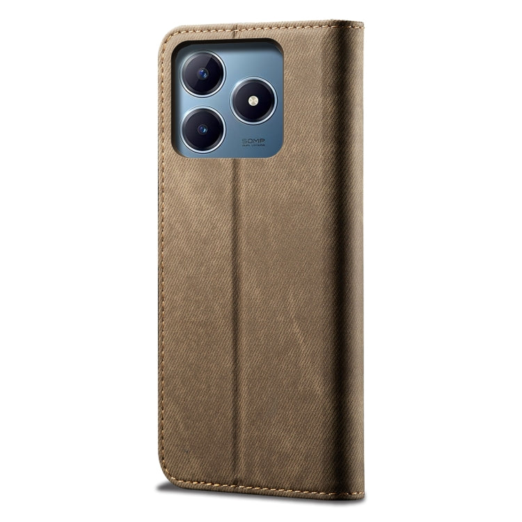 For Realme C63 / C61 Denim Texture Flip Leather Phone Case
