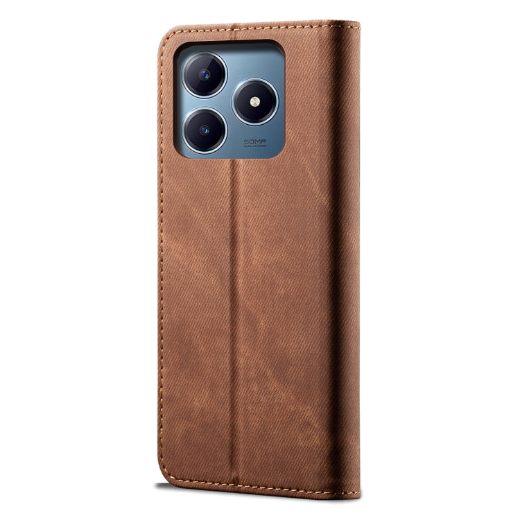 For Realme C63 / C61 Denim Texture Flip Leather Phone Case