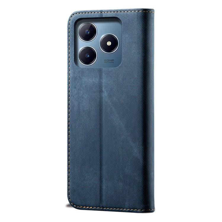 For Realme C63 / C61 Denim Texture Flip Leather Phone Case