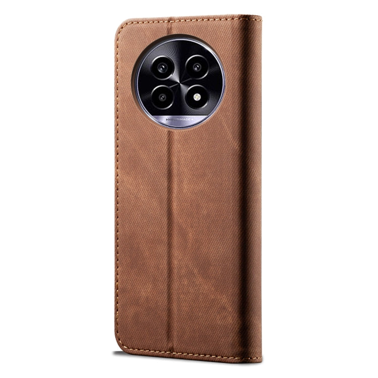 For Realme 13 Pro 5G Global Denim Texture Flip Leather Phone Case