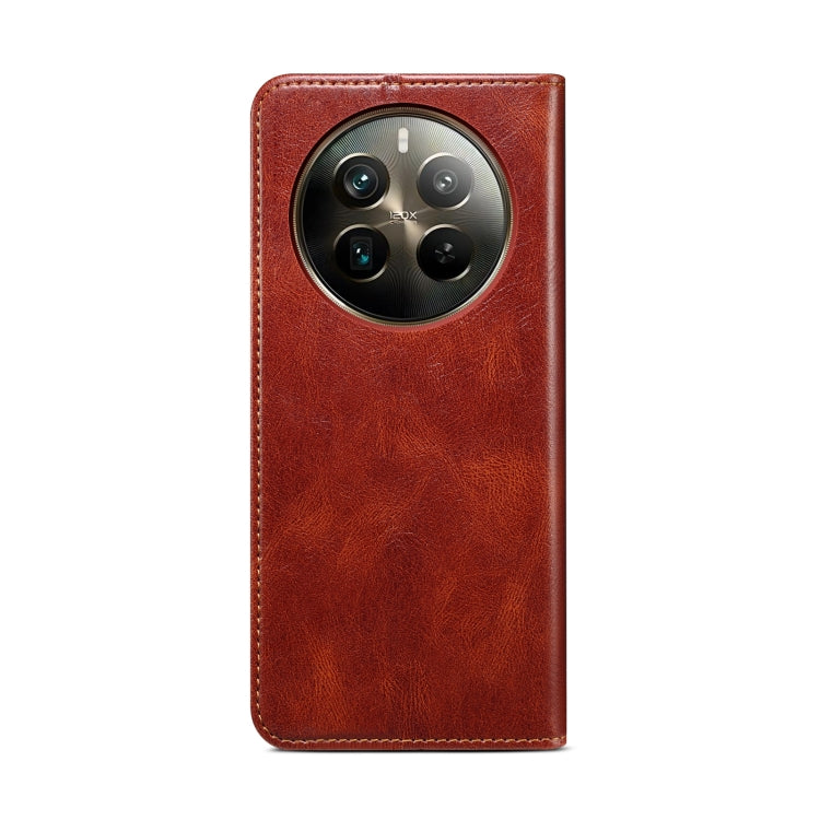 For Realme 12 Pro / 12 Pro+ Oil Wax Crazy Horse Texture Leather Phone Case
