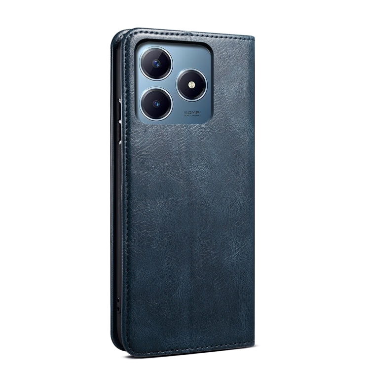 For Realme C63 / C61 Oil Wax Crazy Horse Texture Leather Phone Case