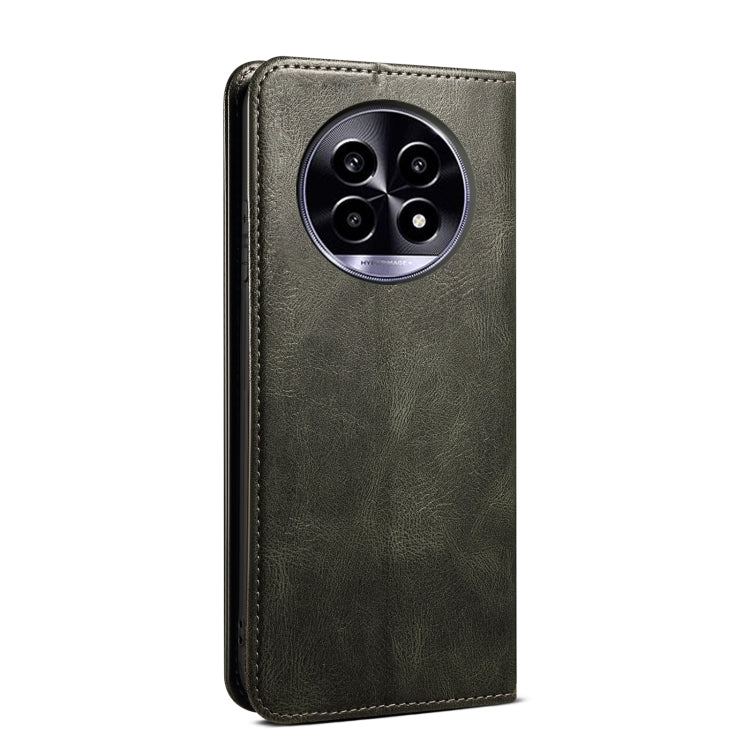 For Realme 13 Pro 5G Global Oil Wax Crazy Horse Texture Leather Phone Case