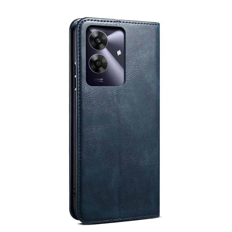 For Realme Note 60 4G / C61 4G Oil Wax Crazy Horse Texture Leather Phone Case