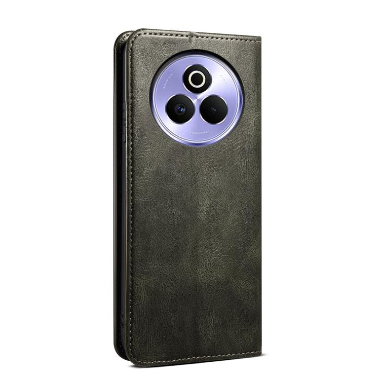 For Realme P3 Pro Oil Wax Crazy Horse Texture Leather Phone Case
