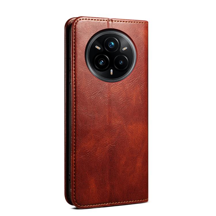For Realme 14 Pro Global Oil Wax Crazy Horse Texture Leather Phone Case