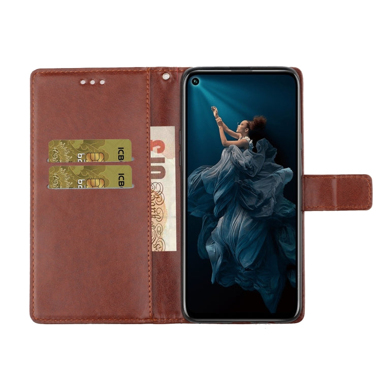 For Huawei Y7P / P40 lite E Embossed Plum Blossom Pattern Horizontal Flip Leather Case with Holder & Card Slots