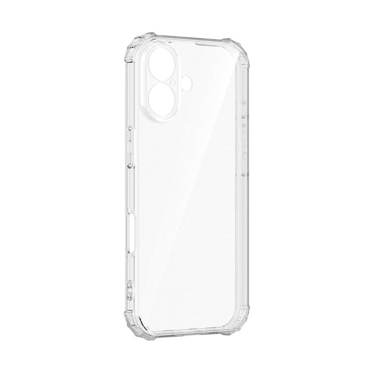 For iPhone 17 Four-Corner Shockproof Clear TPU Phone Case - Transparent