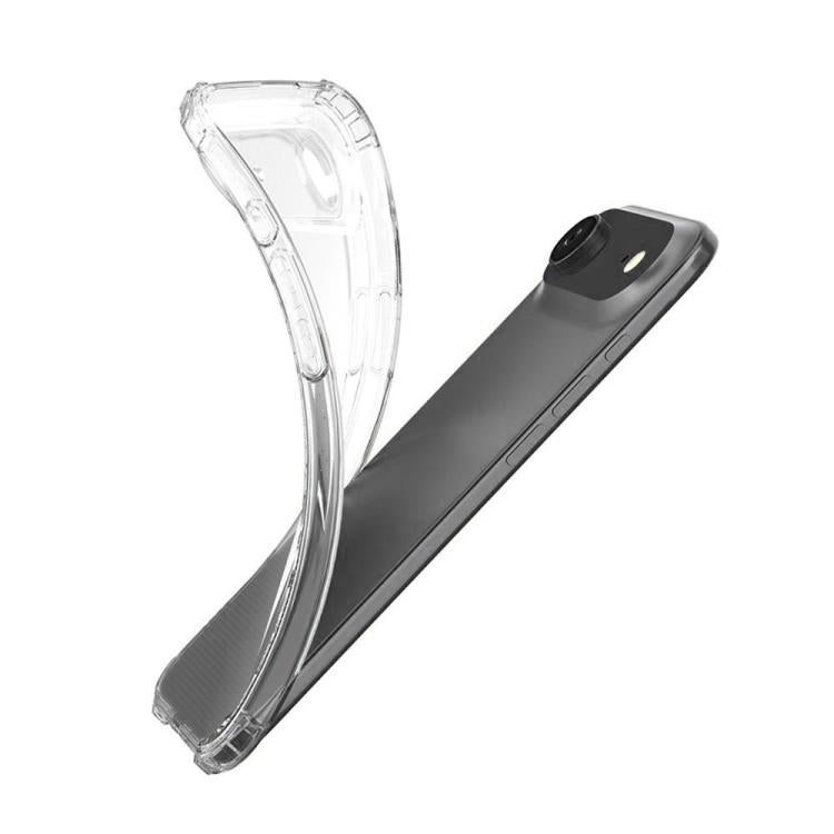 For iPhone Air Four-Corner Shockproof Clear TPU Phone Case - Transparent