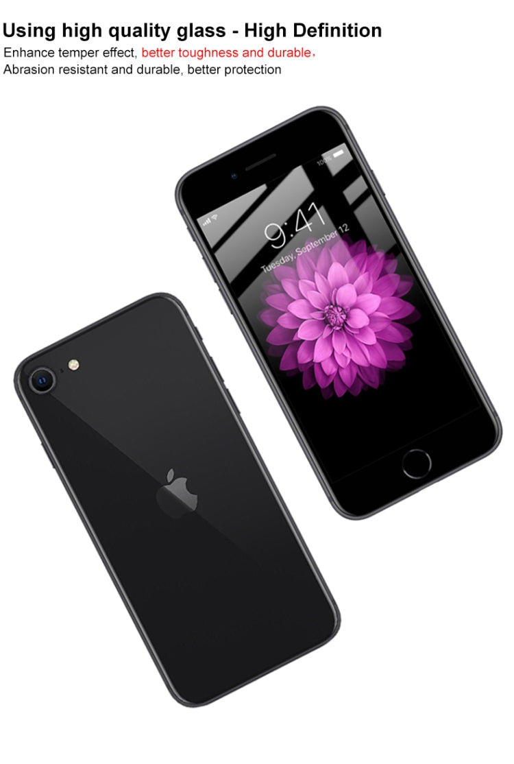 For iPhone SE 2022 / SE 2020 IMAK Pro+ Series Full Screen Tempered Glass Film