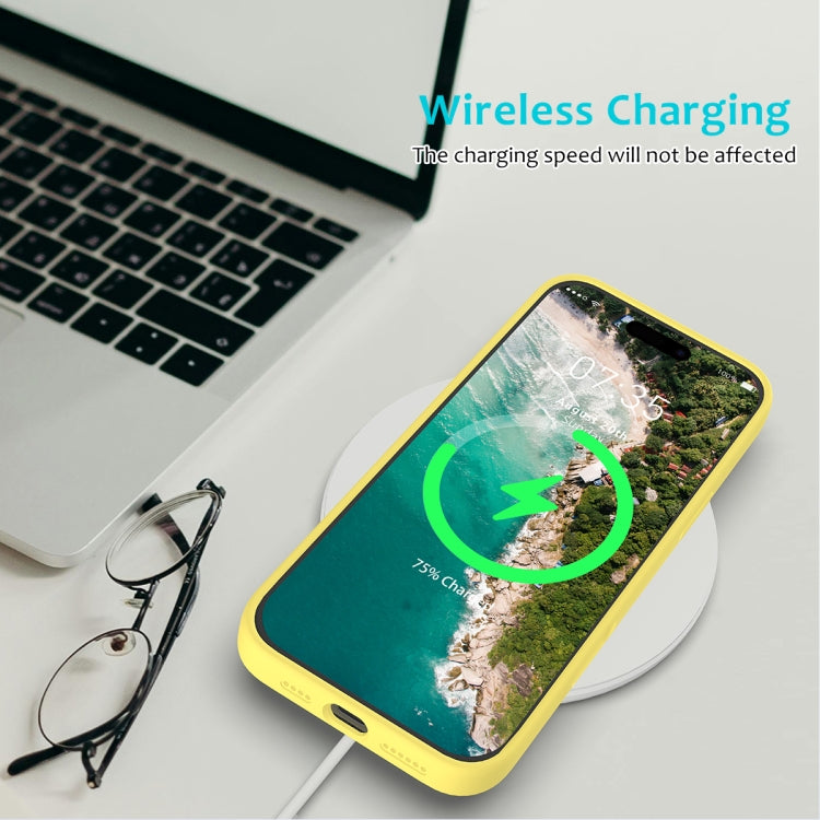 For iPhone 16 Pro Max Solid Color Silicone Phone Case
