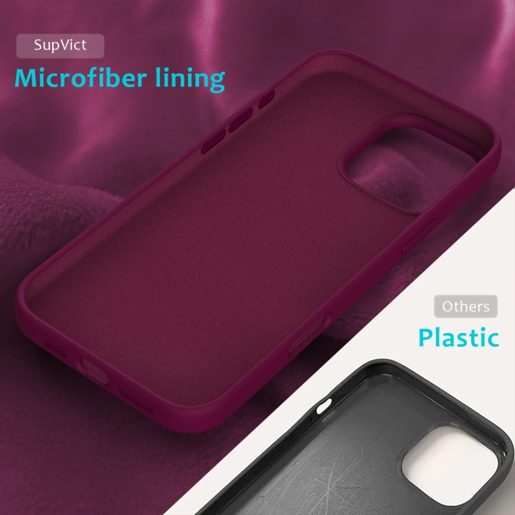 For iPhone 16 Pro Max Solid Color Silicone Phone Case