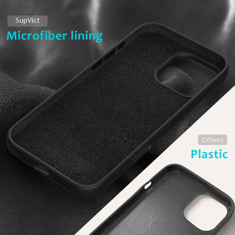 For iPhone 16 Pro Solid Color Silicone Phone Case