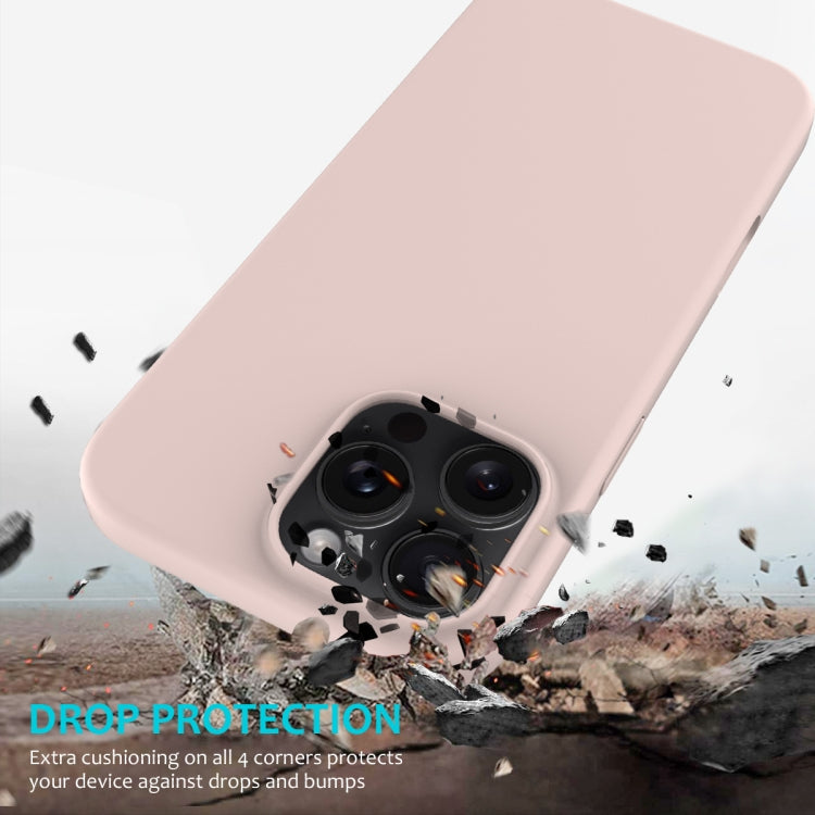 For iPhone 16 Pro Solid Color Silicone Phone Case