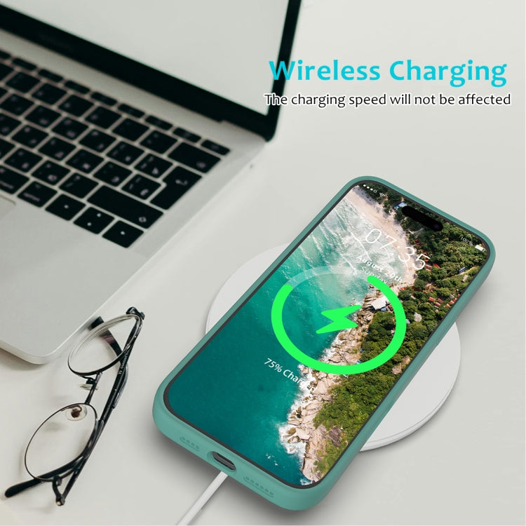 For iPhone 16 Pro Solid Color Silicone Phone Case