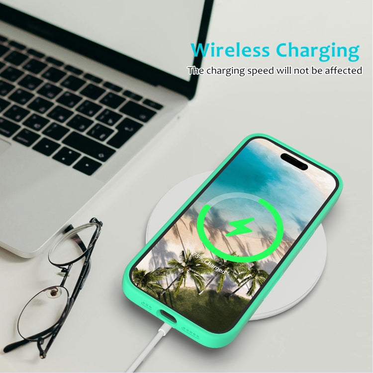 For iPhone 16 Plus Solid Color Silicone Phone Case