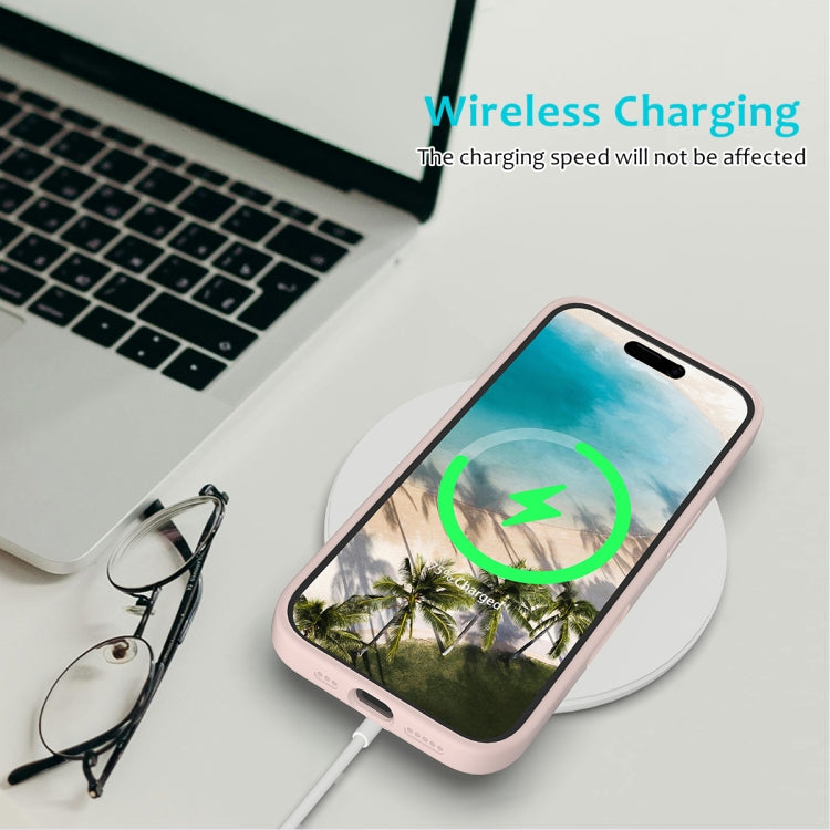 For iPhone 16 Plus Solid Color Silicone Phone Case