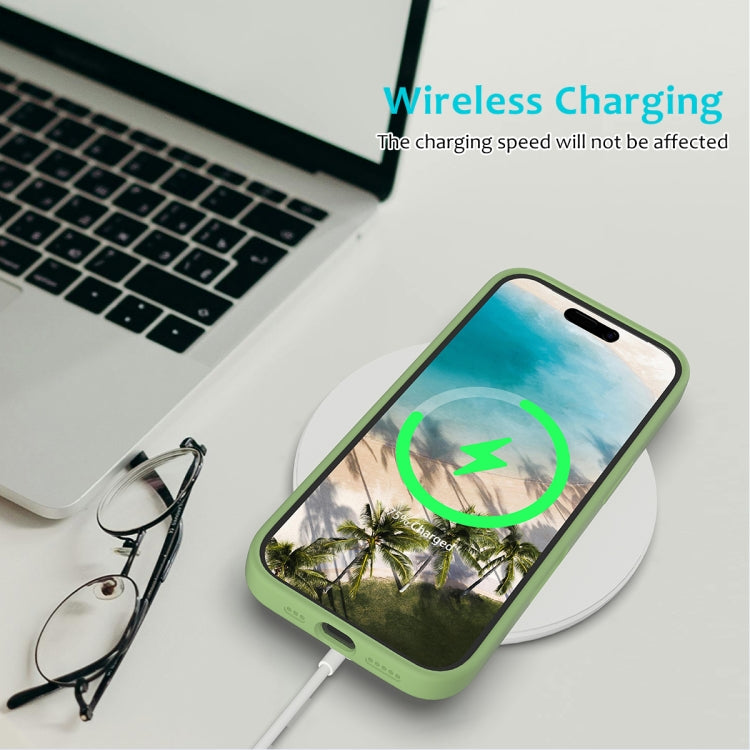 For iPhone 16 Solid Color Silicone Phone Case
