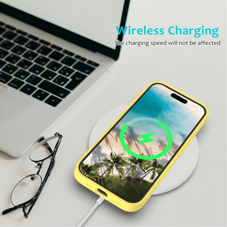 For iPhone 16 Solid Color Silicone Phone Case