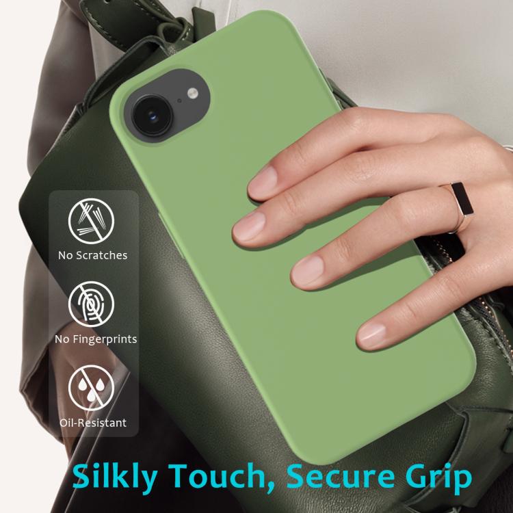 For iPhone 17e / 16e Solid Color Silicone Phone Case