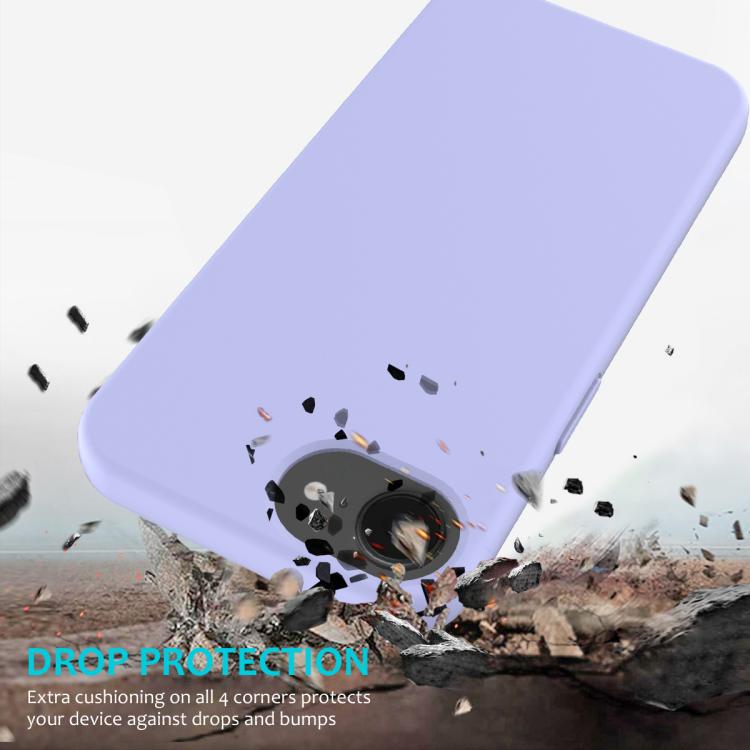For iPhone 17e / 16e Solid Color Silicone Phone Case