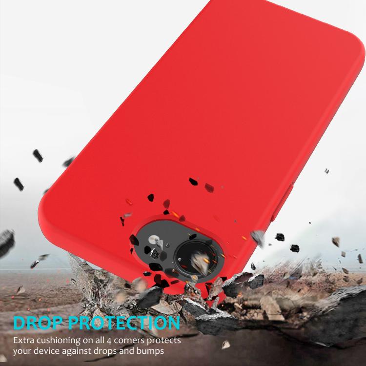 For iPhone 17e / 16e Solid Color Silicone Phone Case