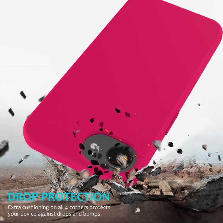 For iPhone 17e / 16e Solid Color Silicone Phone Case