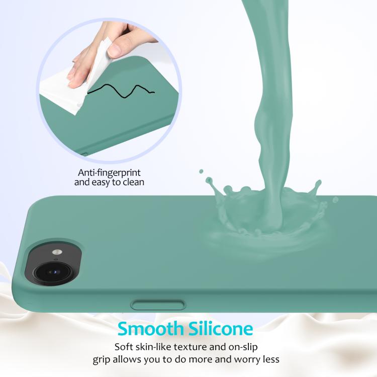 For iPhone 17e / 16e Solid Color Silicone Phone Case