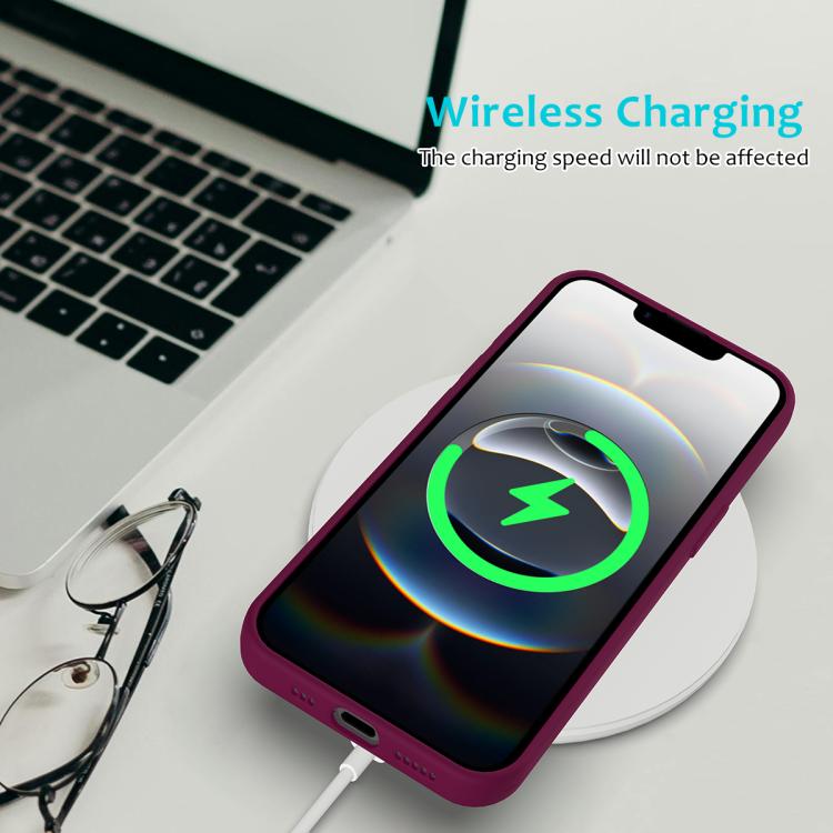 For iPhone 17e / 16e Solid Color Silicone Phone Case