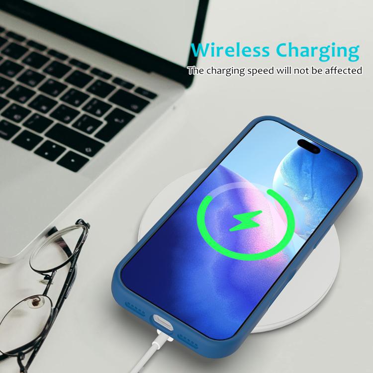 For iPhone 17 Pro Max Solid Color Silicone Phone Case