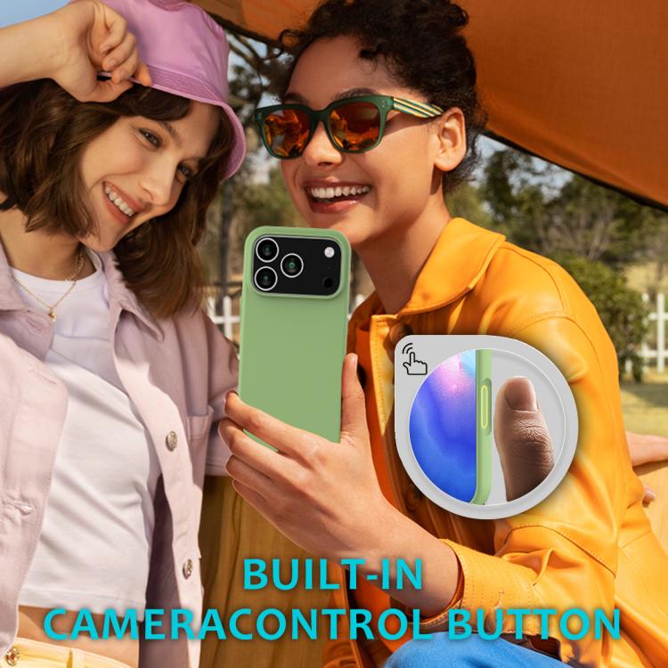For iPhone 17 Pro Solid Color Silicone Phone Case