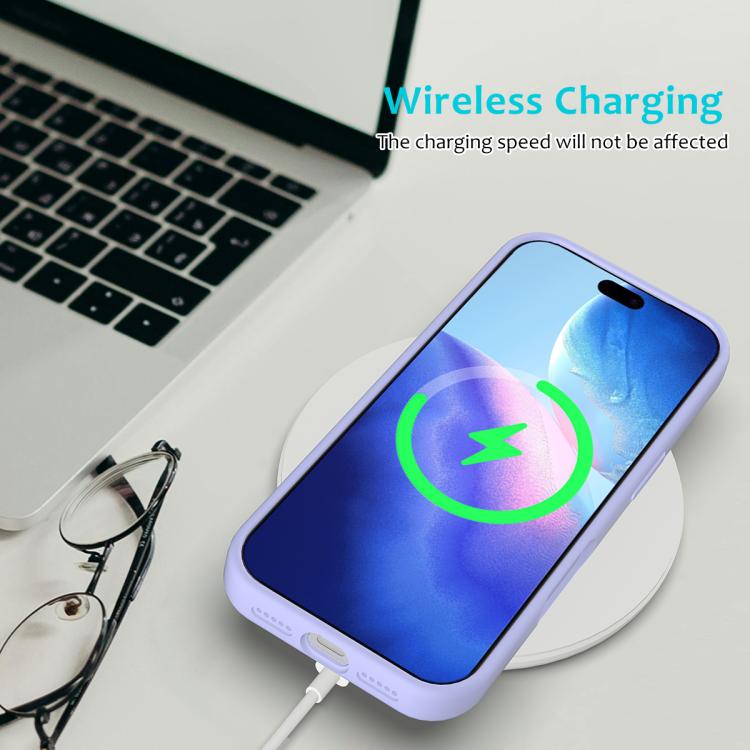 For iPhone 17 Pro Solid Color Silicone Phone Case