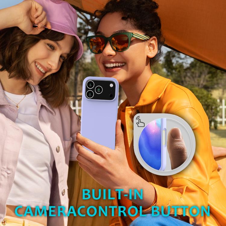 For iPhone 17 Pro Solid Color Silicone Phone Case