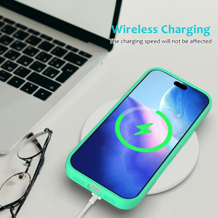 For iPhone 17 Pro Solid Color Silicone Phone Case