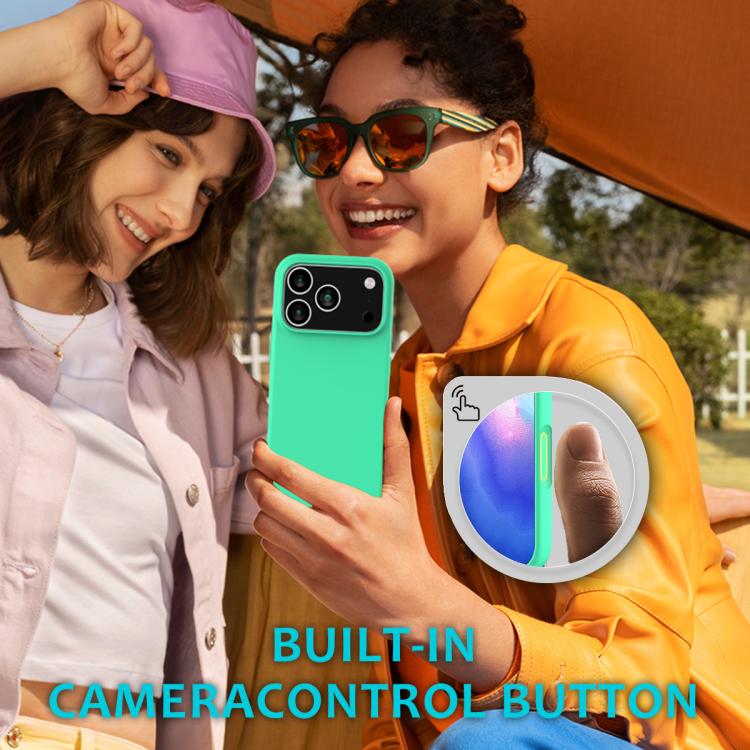 For iPhone 17 Pro Solid Color Silicone Phone Case