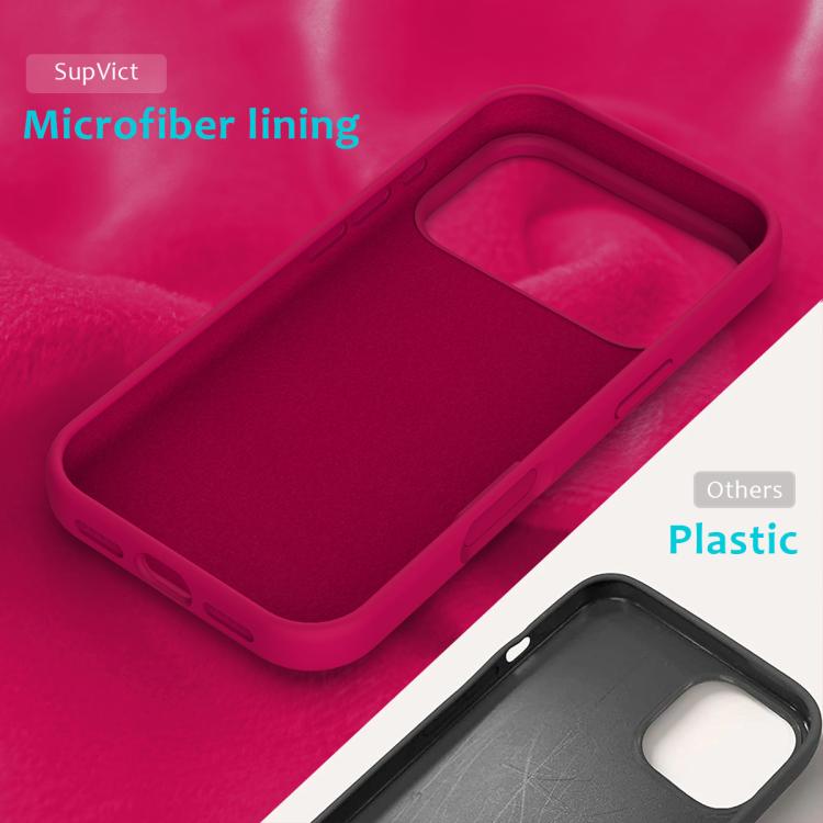 For iPhone 17 Pro Solid Color Silicone Phone Case