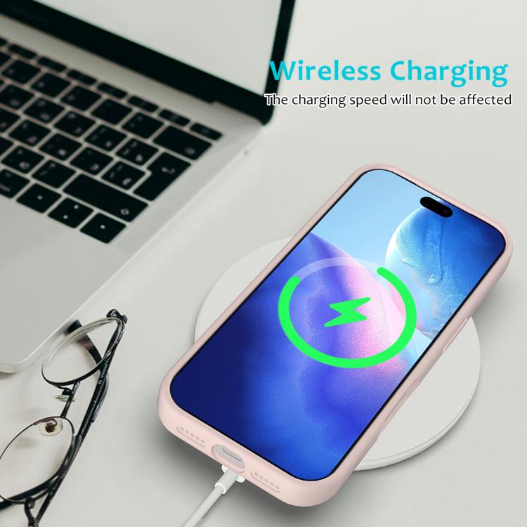 For iPhone 17 Pro Solid Color Silicone Phone Case