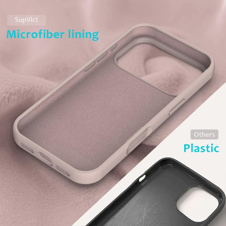 For iPhone 17 Pro Solid Color Silicone Phone Case