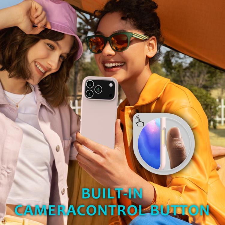 For iPhone 17 Pro Solid Color Silicone Phone Case