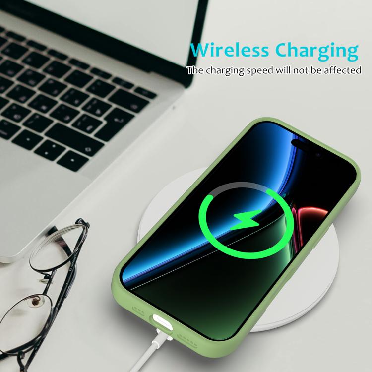 For iPhone 17 Solid Color Silicone Phone Case