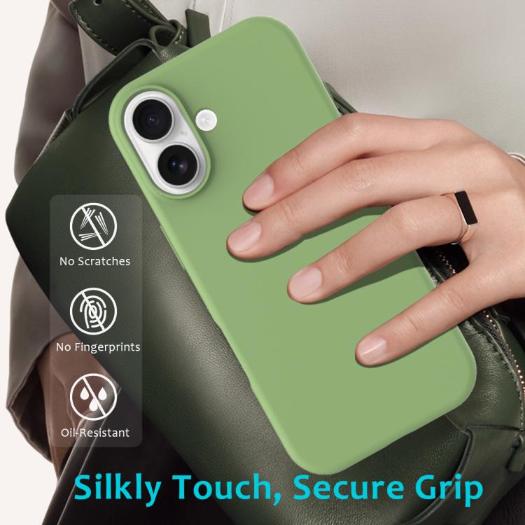 For iPhone 17 Solid Color Silicone Phone Case