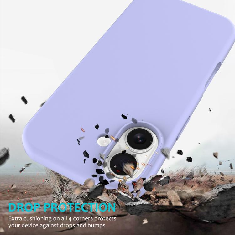 For iPhone 17 Solid Color Silicone Phone Case