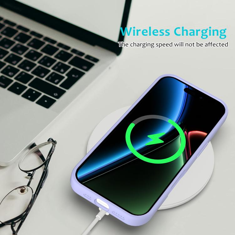 For iPhone 17 Solid Color Silicone Phone Case