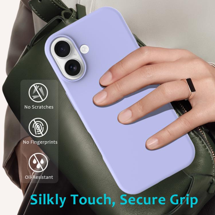 For iPhone 17 Solid Color Silicone Phone Case