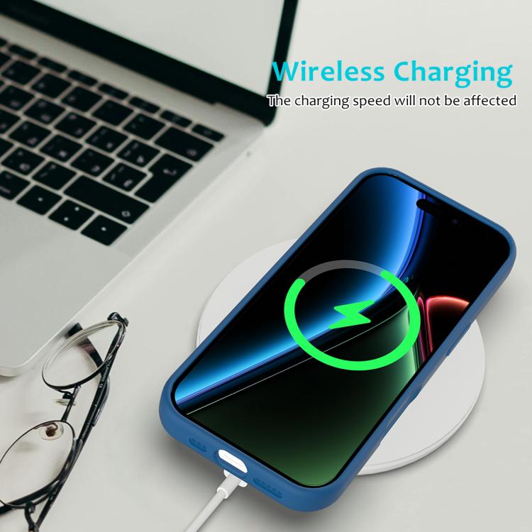 For iPhone 17 Solid Color Silicone Phone Case