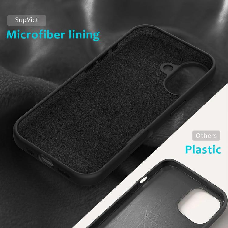 For iPhone 17 Solid Color Silicone Phone Case