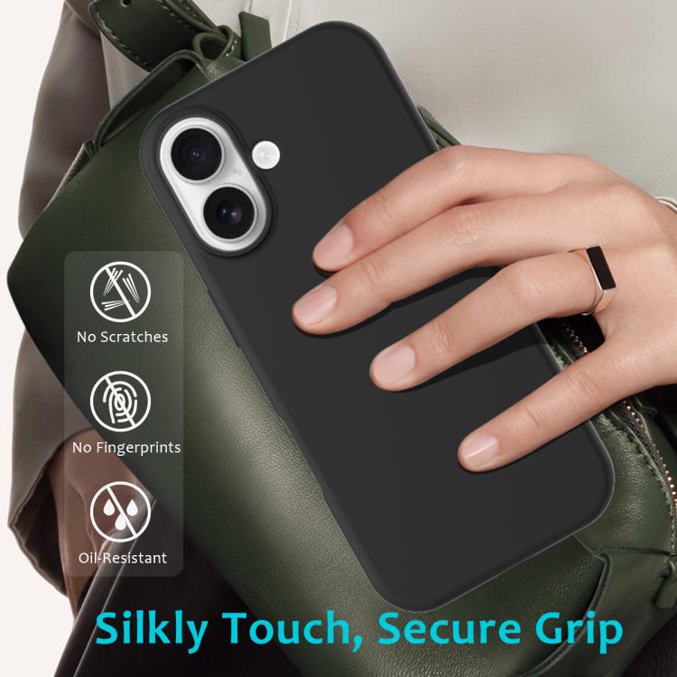 For iPhone 17 Solid Color Silicone Phone Case